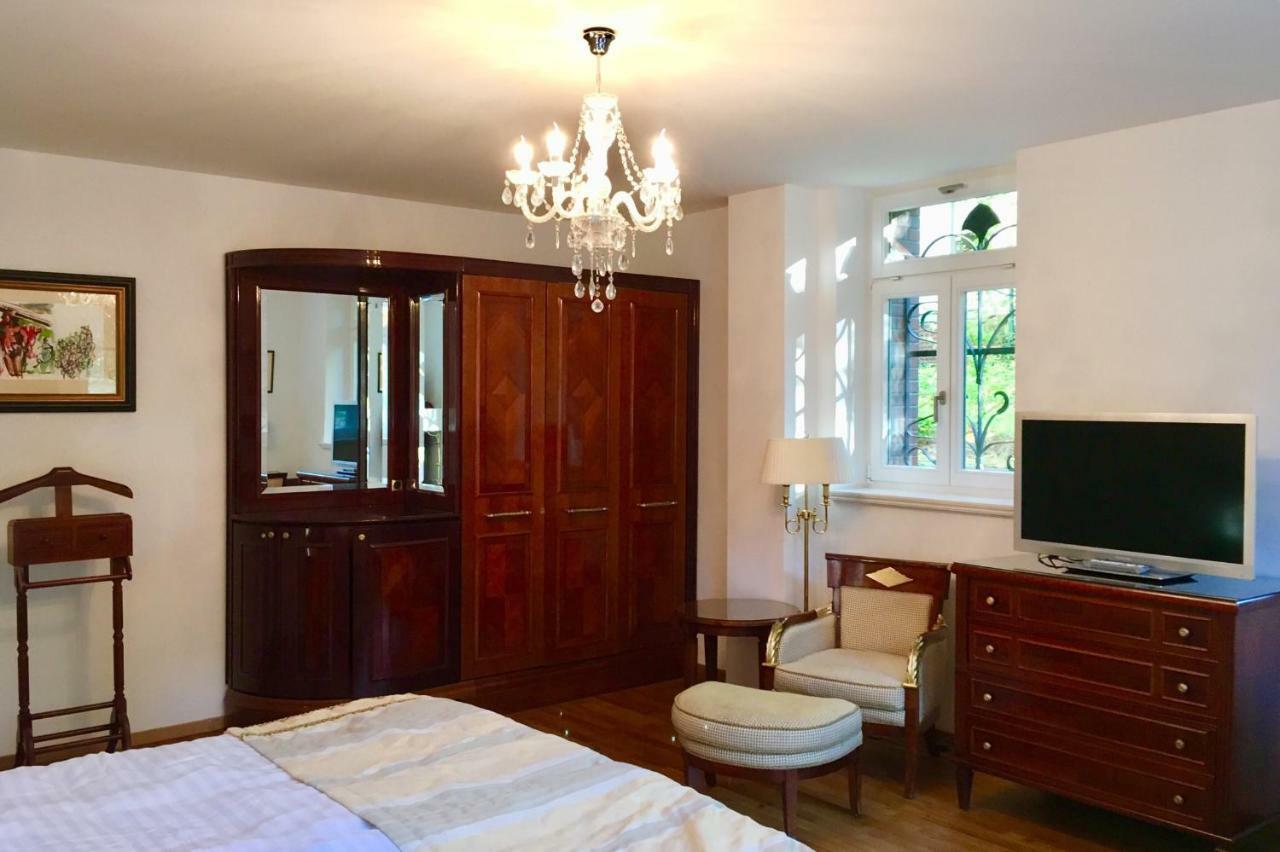 Appartment Villa Am Bretschneiderpark ไลป์ซิก ภายนอก รูปภาพ